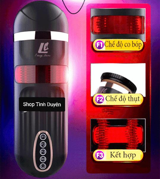 Âm đạo tự động Thụt Co Bóp Siêu Cấp CA350