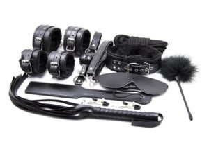 Bộ Bạo Dâm Da Cao Cấp 10 Món CBB354