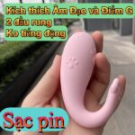 Máy rung vùng kín hình đuôi cá sạc pin CDV885