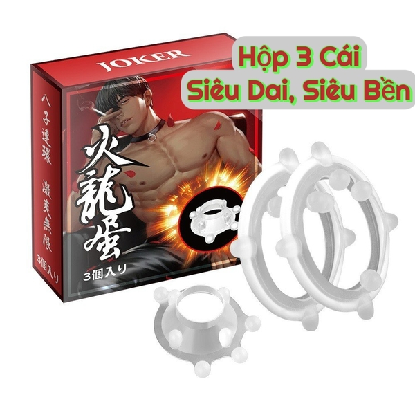 Vòng đeo dương vật bi gai Joker CVD454