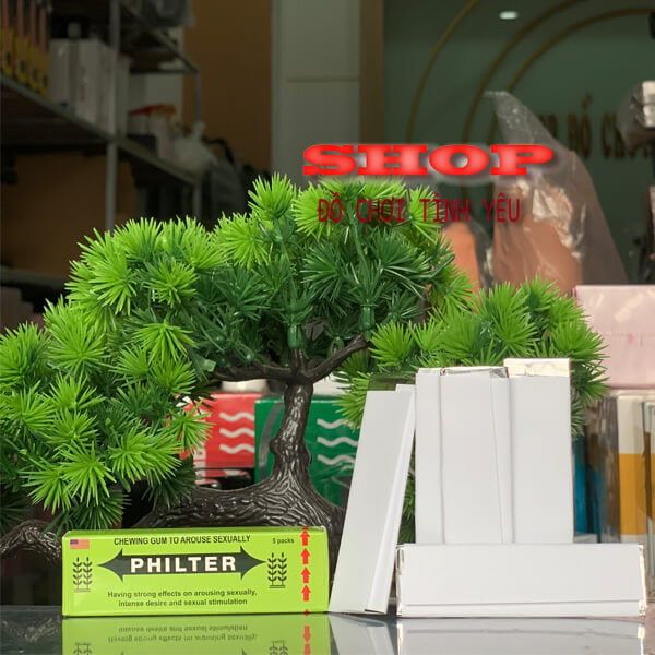 Kẹo cao su singum PHILTER DOUBLE FEEL kích thích tình dục nữ