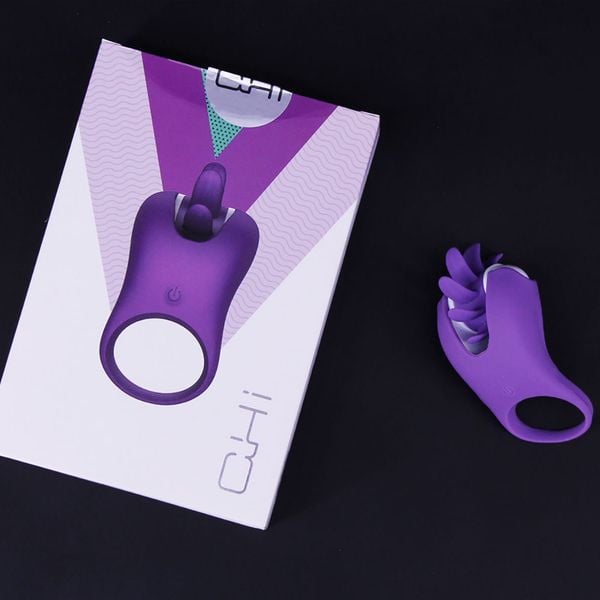 Vòng rung lưỡi liếm CHI đeo dương vật kích thích âm đạo CVD233