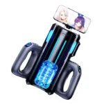 Cốc Thủ Dâm Cao Cấp Thụt Siêu Mạnh - Đa Tần Số - Có Giá Đỡ Điện Thoại