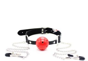 Đồ chơi bạo dâm khóa hàm và kẹp ngực của Mỹ 