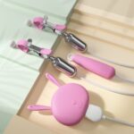 Đồ kẹp đầu vú tích hợp trứng rung sạc usb 3 đầu kích thích CVH77