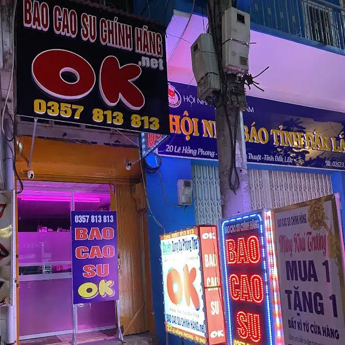 7+ cửa hàng bao cao su chất lượng cao tại Dolebon Mae Thuot Tập trung tại cửa hàng bao cao su Buôn Ma, Đăk Lăk