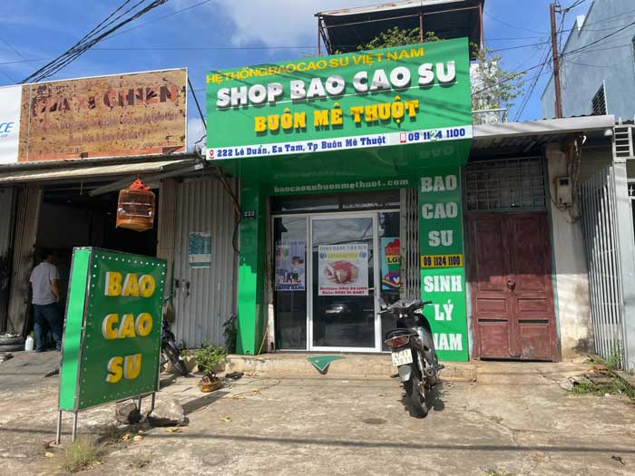 7+ cửa hàng bao cao su chất lượng cao tại Dolebon Mae Thuot Cửa hàng Bcs Bmt